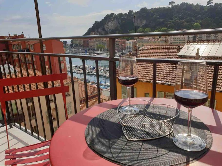 Balcony Last Floor Harbour Nice Parking On Demand Exterior foto